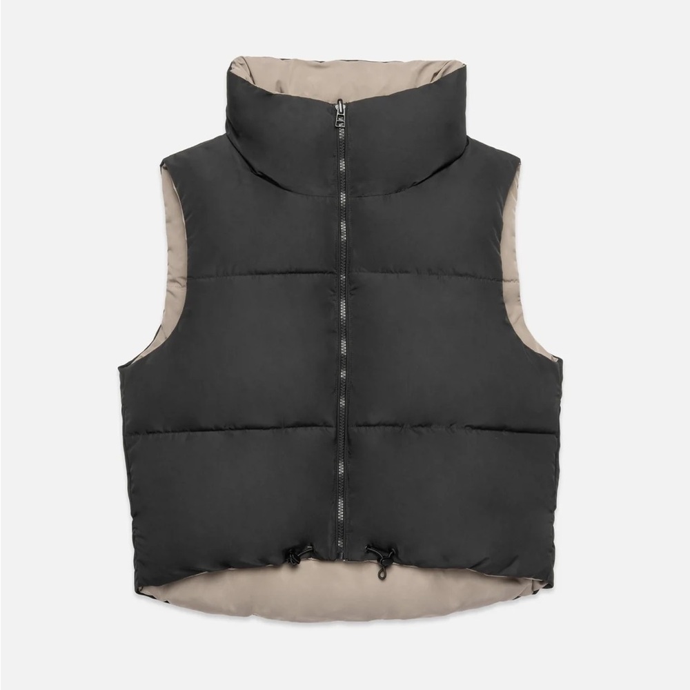 KANSAS REVERSIBLE PUFFER GILET Burgundy - Picture 8 of 8